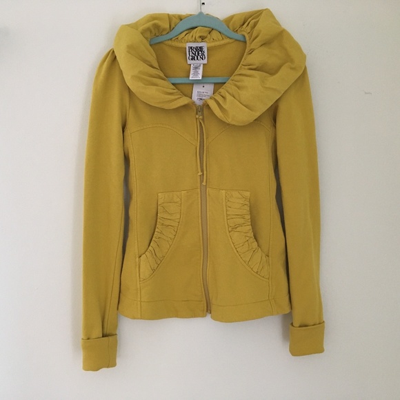 Prairie Underground Jackets & Blazers - Prairie Underground Short Cloak Hoodie Avocado XS